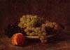 Still Life with Grapes and a Peach